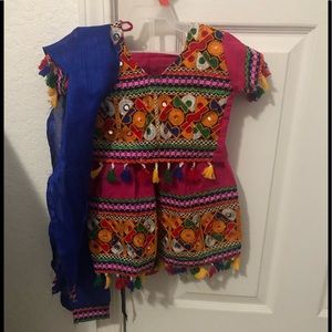 3 piece kids Navratri outfit